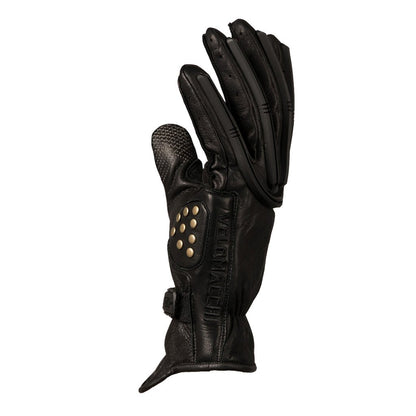 VELOMACCHI SPEEDWAY GLOVES - BLACK / BLACK