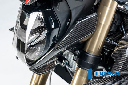 Ilmberger Carbon Side Cover Headlight, Left Side for the BMW S 1000 R '21 / M 1000 R '23-24