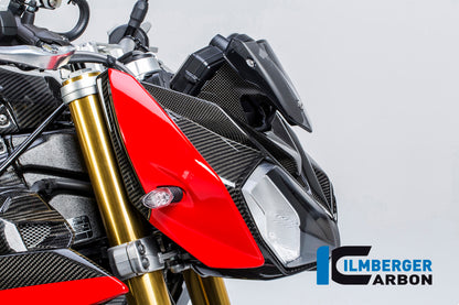 Ilmberger Carbon Front Fairing Side Panel, Right Side Carbon for the BMW S 1000 R 2014-2017