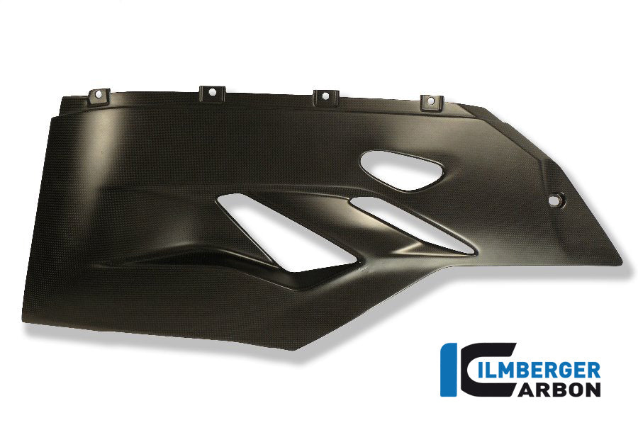 Ilmberger Carbon Bellypan, Left Side Matt for the Ducati 1199 Panigale '12-14 / 899 Panigale '13-14