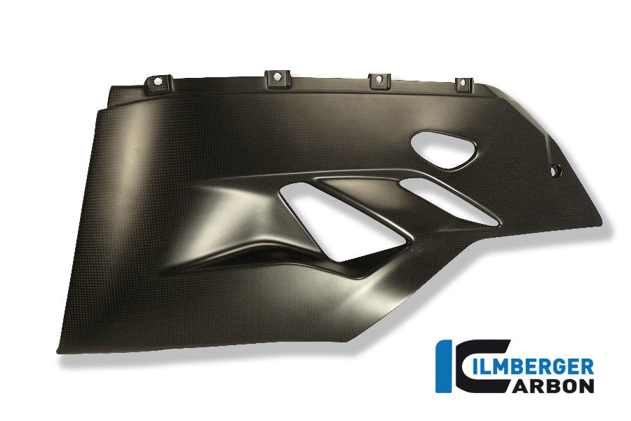 Ilmberger Carbon Bellypan, Left Side Matt for the Ducati 1199 Panigale '12-14 / 899 Panigale '13-14