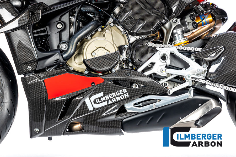 Ilmberger Carbon Bellypan Left, for the Ducati Streetfighter V4 '20-23