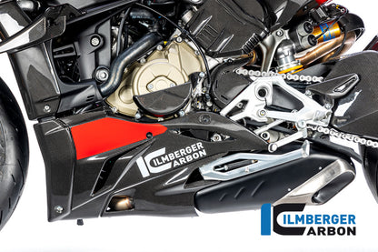 Ilmberger Carbon Bellypan Left, for the Ducati Streetfighter V4 '20-23