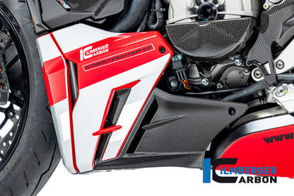 Ilmberger Carbon Bellypan Insert Left, for the Ducati Streetfighter V2 '22