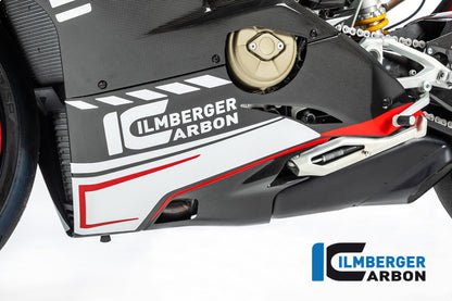 Ilmberger Carbon Bottom Side Panel, Left for the Ducati Panigale V4,V4 S '18-20 / V4 R '19-21