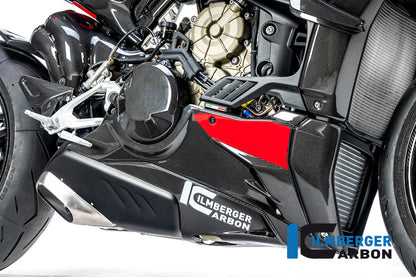 Ilmberger Carbon Bellypan Right, for the Ducati Streetfighter V4 '20-22