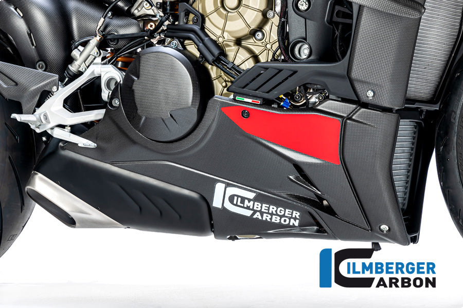 Ilmberger Carbon Bellypan Right, for the Ducati Streetfighter V4 '20-22