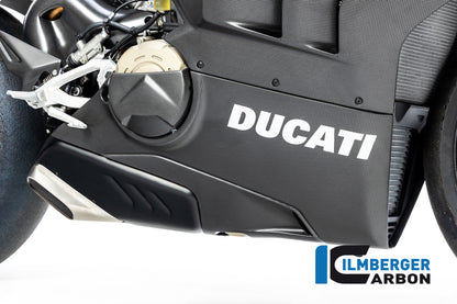 Ilmberger Carbon Bottom Side Panel, Right for the Ducati Panigale V4,V4 S '18-20 / V4 R '19-21