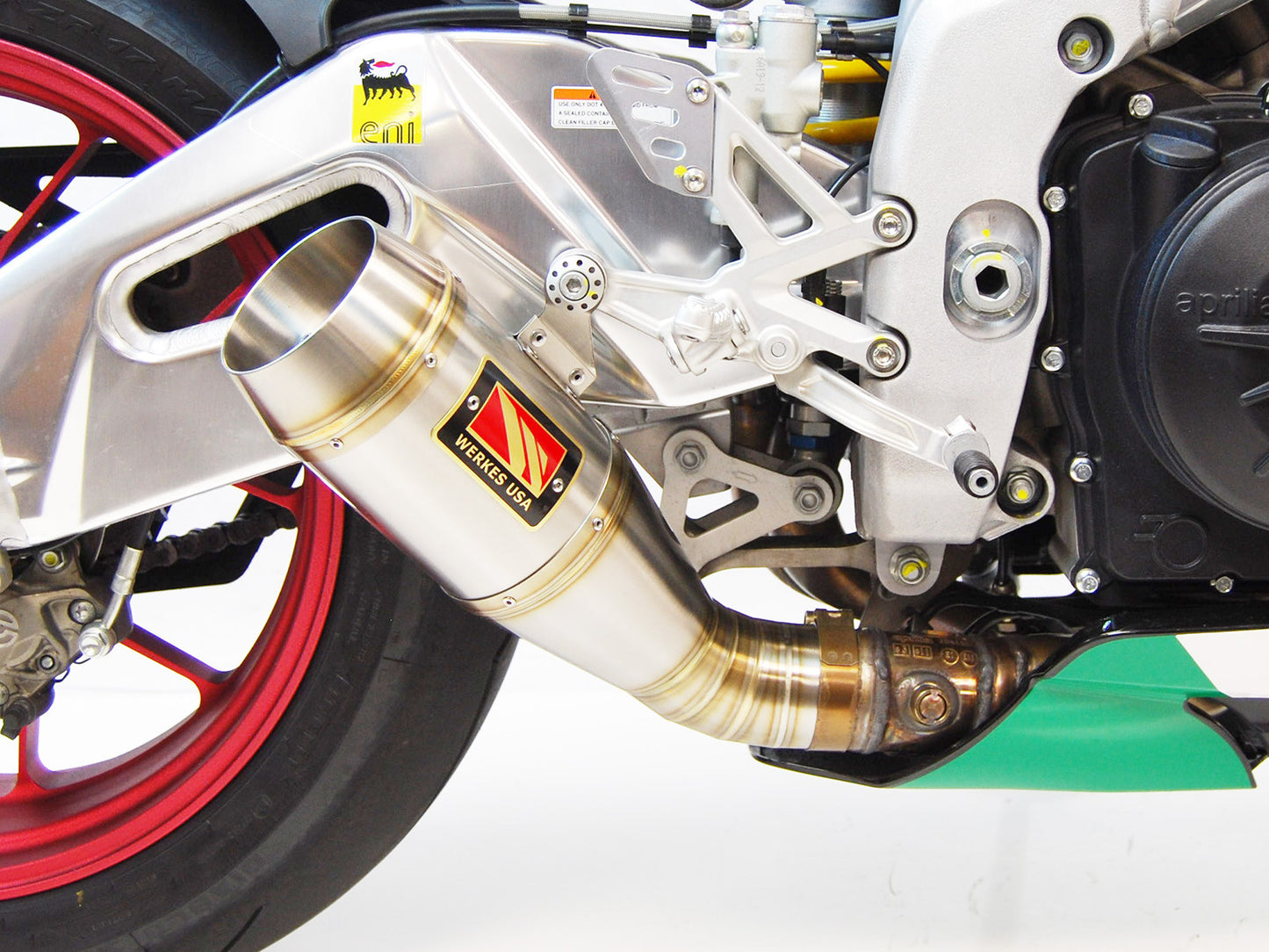 Competition Werkes GP Slip On Exhaust for the Aprilia RSV4 and Tuono V4 (2017+)