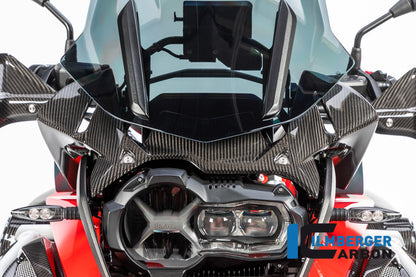 Ilmberger Carbon Windprotector on the Instruments for the BMW R 1250 GS / GS Adventure 2019