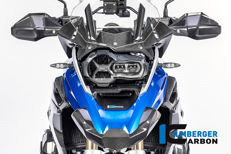 Ilmberger Carbon Windprotector on the Instruments for the BMW R 1200 GS 2017