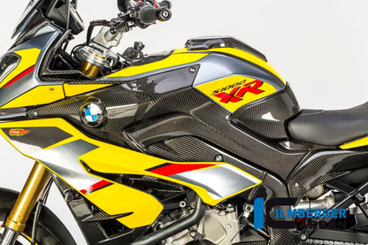 Ilmberger Carbon Radiator Cover incl. Batch Holder, Left Side for the BMW S 1000 XR 2015-2019