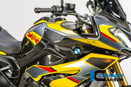 Ilmberger Carbon Radiator Cover incl. Batch Holder, Right Side for the BMW S 1000 XR 2015-2019