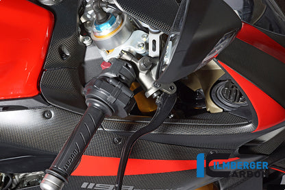 Ilmberger Carbon Airtube Covers, Right Matt for the Ducati Panigale 1199 Panigale / 1199 Panigale R '12-14 / 899 Panigale '13-14