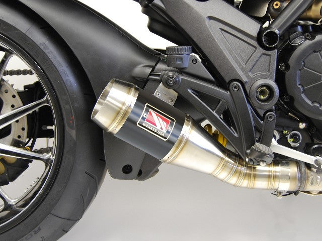 Competition Werkes GP Slip On Exhaust for the  Ducati Diavel (11-18)