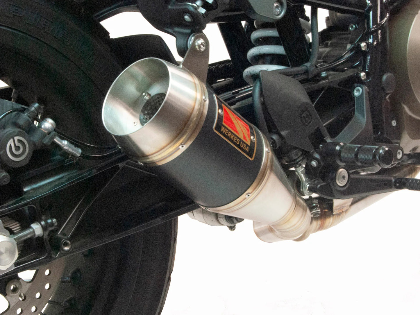 Competition Werkes GP Slip On Exhaust for the Husqvarna Vitpilen / Svartpilen 701 (2019+)