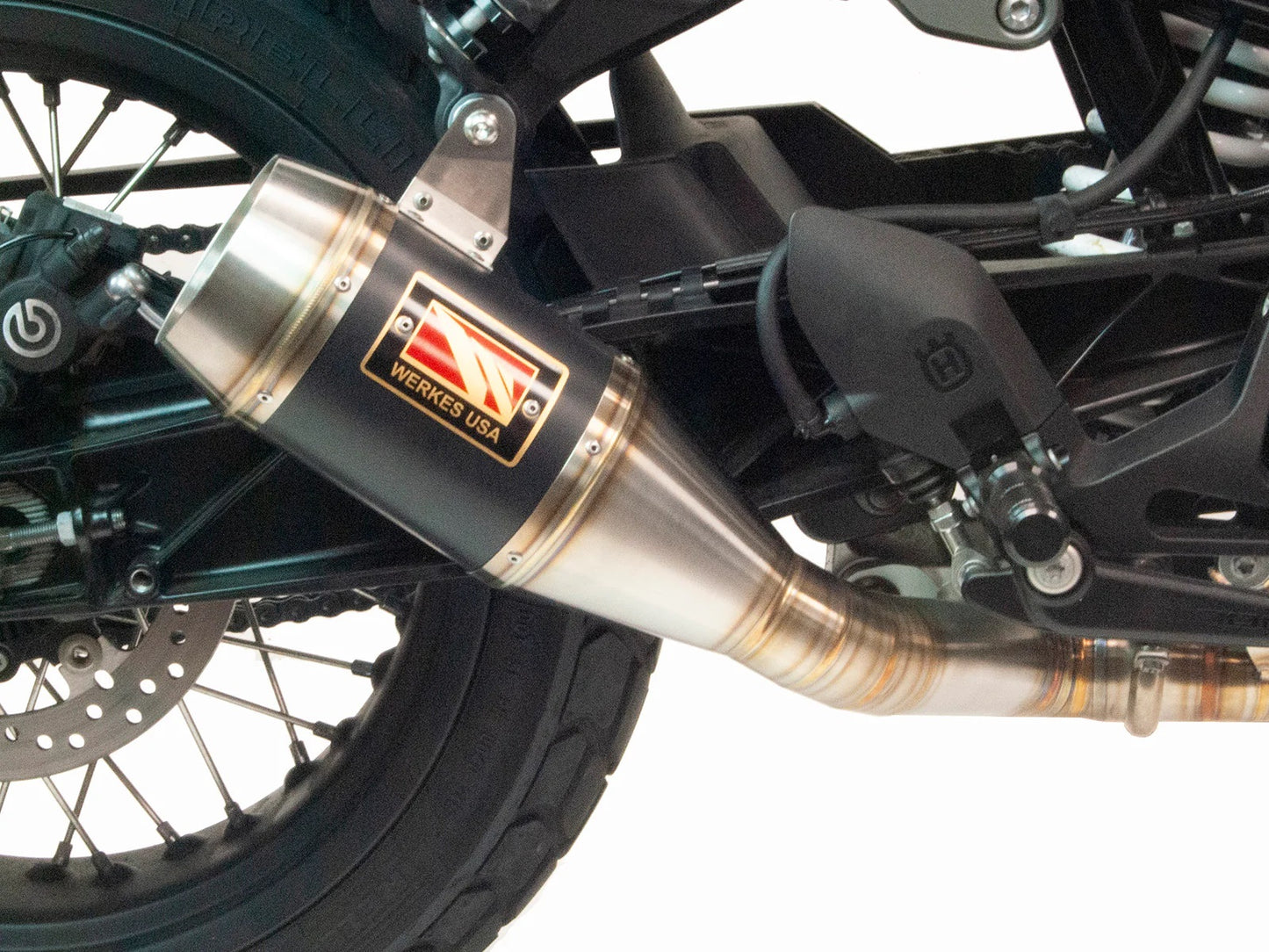 Competition Werkes GP Slip On Exhaust for the Husqvarna Vitpilen / Svartpilen 701 (2019+)