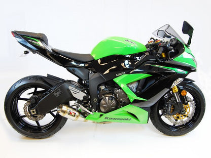 Competition Werkes GP Slip On Exhaust for the Kawasaki ZX-6R 636 (2013+)