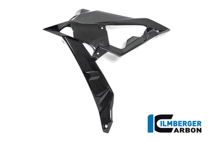 Ilmberger Carbon Radiator Cover / Badge Holder, Left Side for the BMW S 1000 R 2017