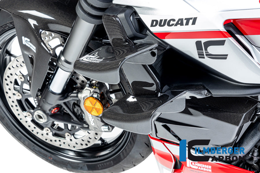 Ilmberger Carbon Radiator Cover Left, for the Ducati Streetfighter V2 '22