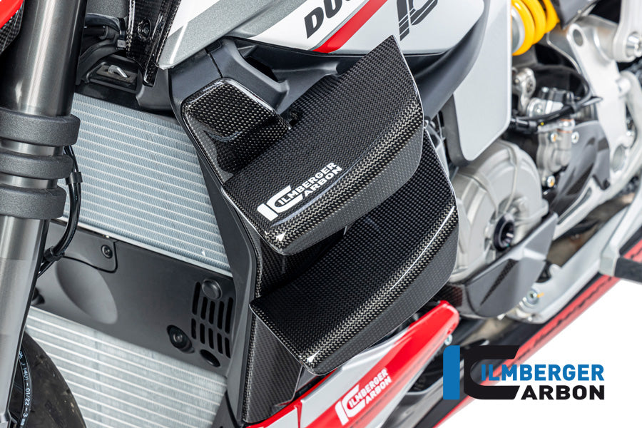 Ilmberger Carbon Radiator Cover Left, for the Ducati Streetfighter V2 '22