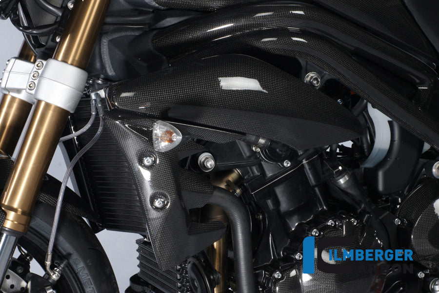 Ilmberger Carbon Radiator Cover Left, for the Triumph Speed Triple '11-25
