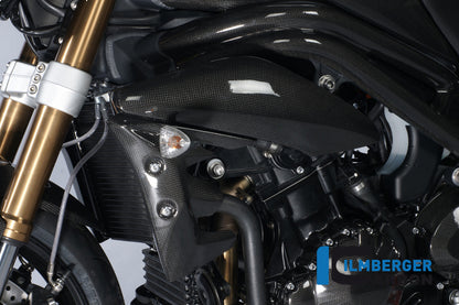 Ilmberger Carbon Radiator Cover Left, for the Triumph Speed Triple '11-25