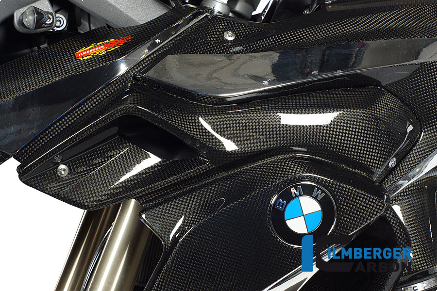 Ilmberger Carbon Air Tube Left (Upper Watercooler Cover), Carbon for the BMW R 1200 GS 2013-2016