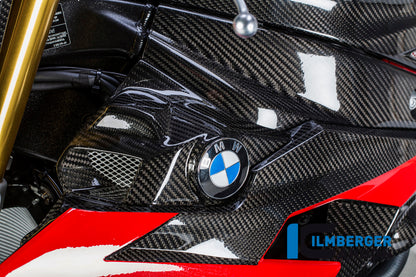 Ilmberger Carbon Watercooler Cover, Left Side Carbon for the BMW S 1000 R 2014-2017
