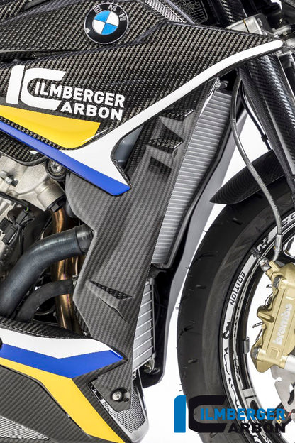 Ilmberger Carbon Radiator Cover / Badge Holder, Right Side for the BMW S 1000 R 2017