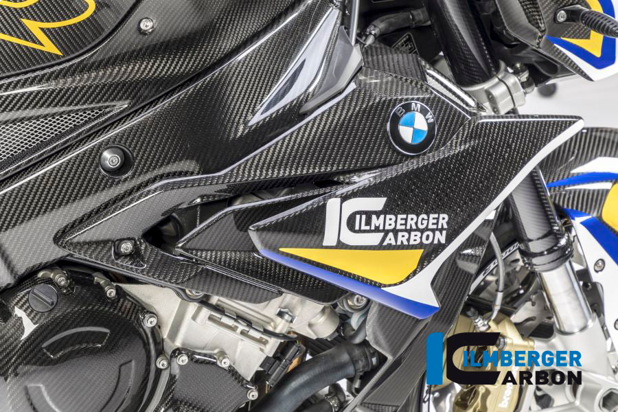 Ilmberger Carbon Radiator Cover / Badge Holder, Right Side for the BMW S 1000 R 2017