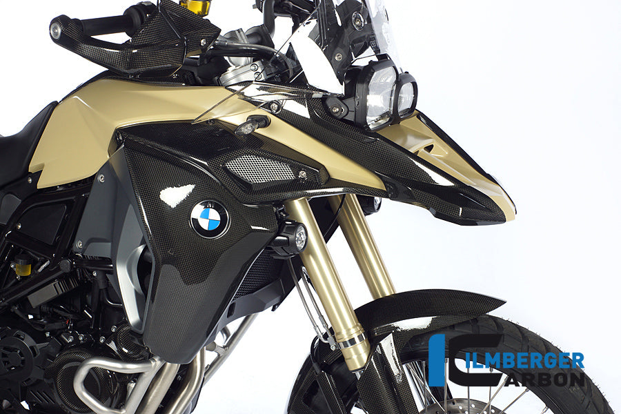 Ilmberger Carbon Radiator Cover / Airbox Cover, Right Carbon for the BMW F800 GS Adventure '13-24
