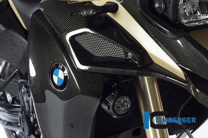 Ilmberger Carbon Radiator Cover / Airbox Cover, Right Carbon for the BMW F800 GS Adventure '13-24