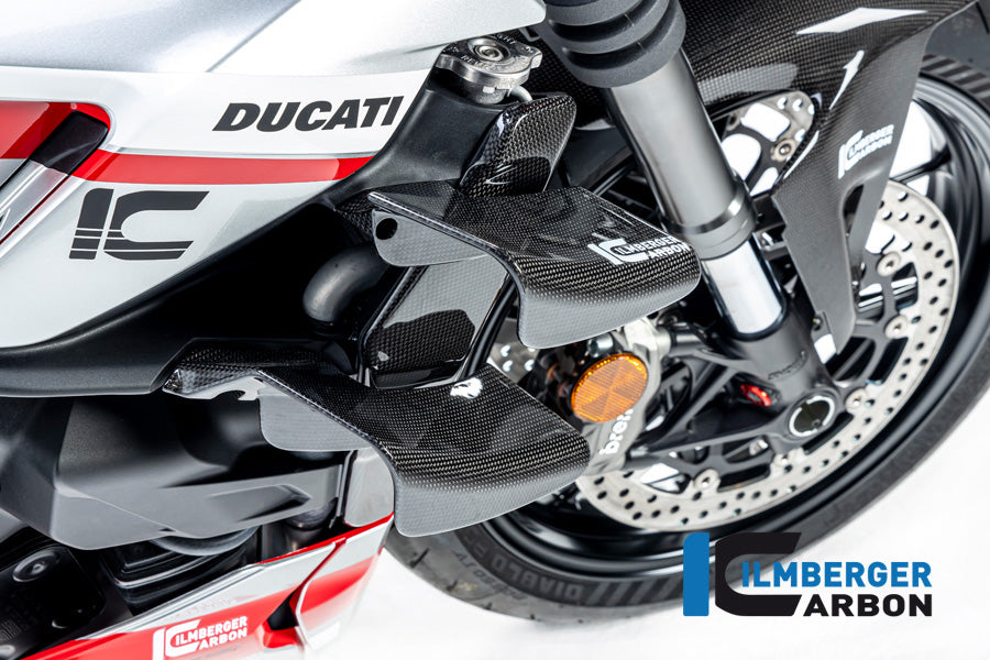 Ilmberger Carbon Radiator Cover Right, for the Ducati Streetfighter V2 '22