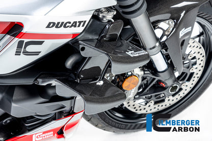 Ilmberger Carbon Radiator Cover Right, for the Ducati Streetfighter V2 '22