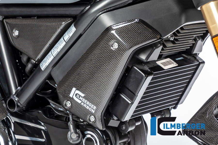 Ilmberger Carbon Radiatorcover, Right Surface for the Ducati Scrambler 1100 '17