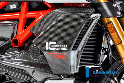 Ilmberger Carbon Radiator Cover Right for the Ducati Diavel 1260 2019