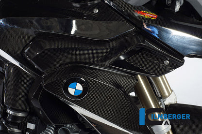 Ilmberger Carbon Air Tube Right (Upper Watercooler Cover), Carbon for the BMW R 1200 GS 2013-2016