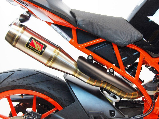 Competition Werkes High Mount GP Slip On Exhaust for the KTM RC 390 (2017+)