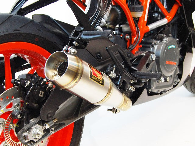 Competition Werkes Low Mount GP Slip On Exhaust for the KTM RC 390 (2017+)