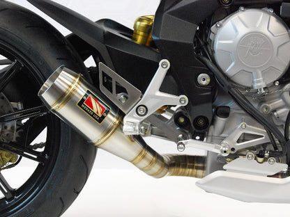 Competition Werkes GP Slip On Exhaust for the MV Agusta Dragster (and Brutale 675/800) (14-16)