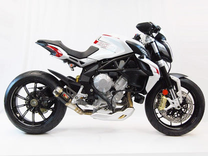 Competition Werkes GP Slip On Exhaust for the MV Agusta Dragster (and Brutale 675/800) (14-16)