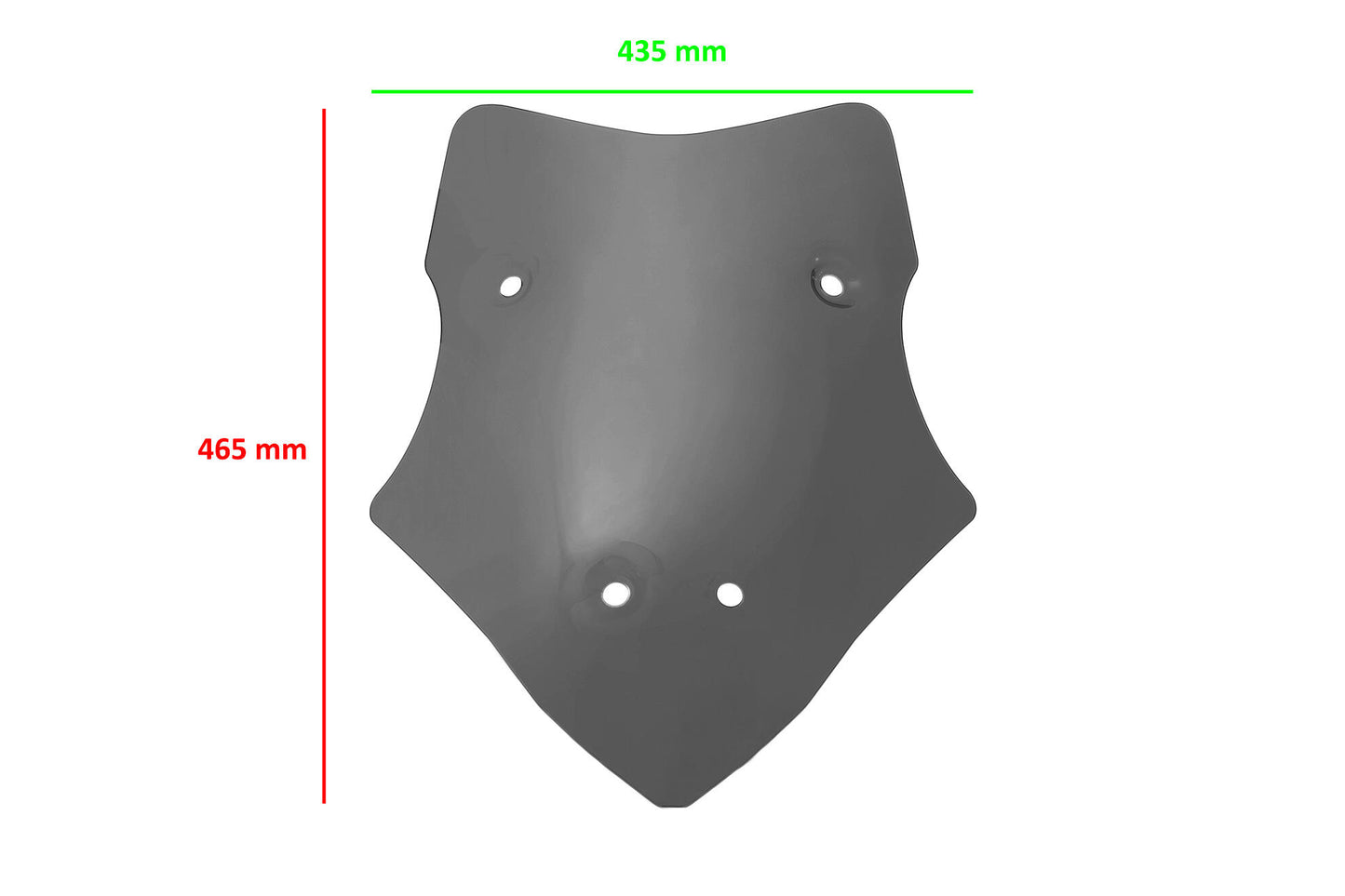 CNC Racing Tall Sport Windscreen for Ducati Multistrada V4
