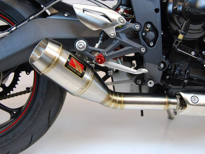 Competition Werkes GP Slip On Exhaust for the Triumph Street Triple 675 / R (13-16)