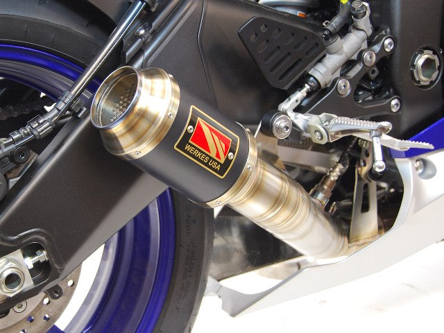Competition Werkes GP RACE Slip On Exhaust for the Yamaha YZF-R6 (2017+)
