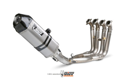 MIVV Full System 4x2x1, Speed Edge Stainless Steel, Standard Exhaust For BMW S 1000 RR 2010-2014