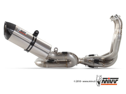 MIVV Full System 4x2x1, Suono Stainless Steel, Standard Exhaust For Honda CBR 1000 RR 2008-2013