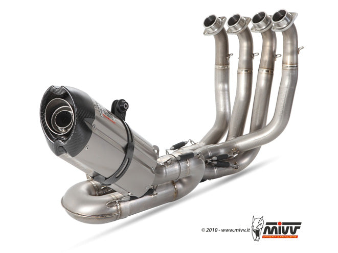 MIVV Full System 4x2x1, Suono Stainless Steel, Standard Exhaust For Honda CBR 1000 RR 2008-2013