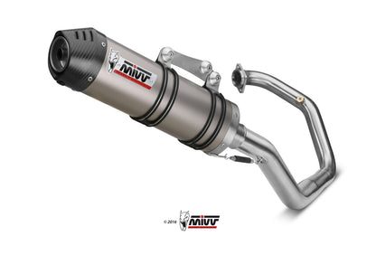 MIVV Full System 1x1, Oval Titanium, Standard Exhaust For KTM 690 Supermoto 2007-2012