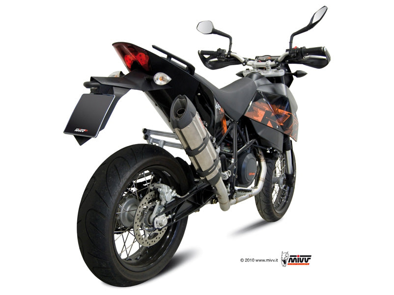 MIVV Full System 1x1, Suono Stainless Steel, Exhaust For KTM 690 Supermoto 2007-2012